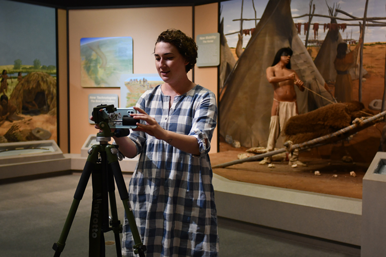 girl with camera